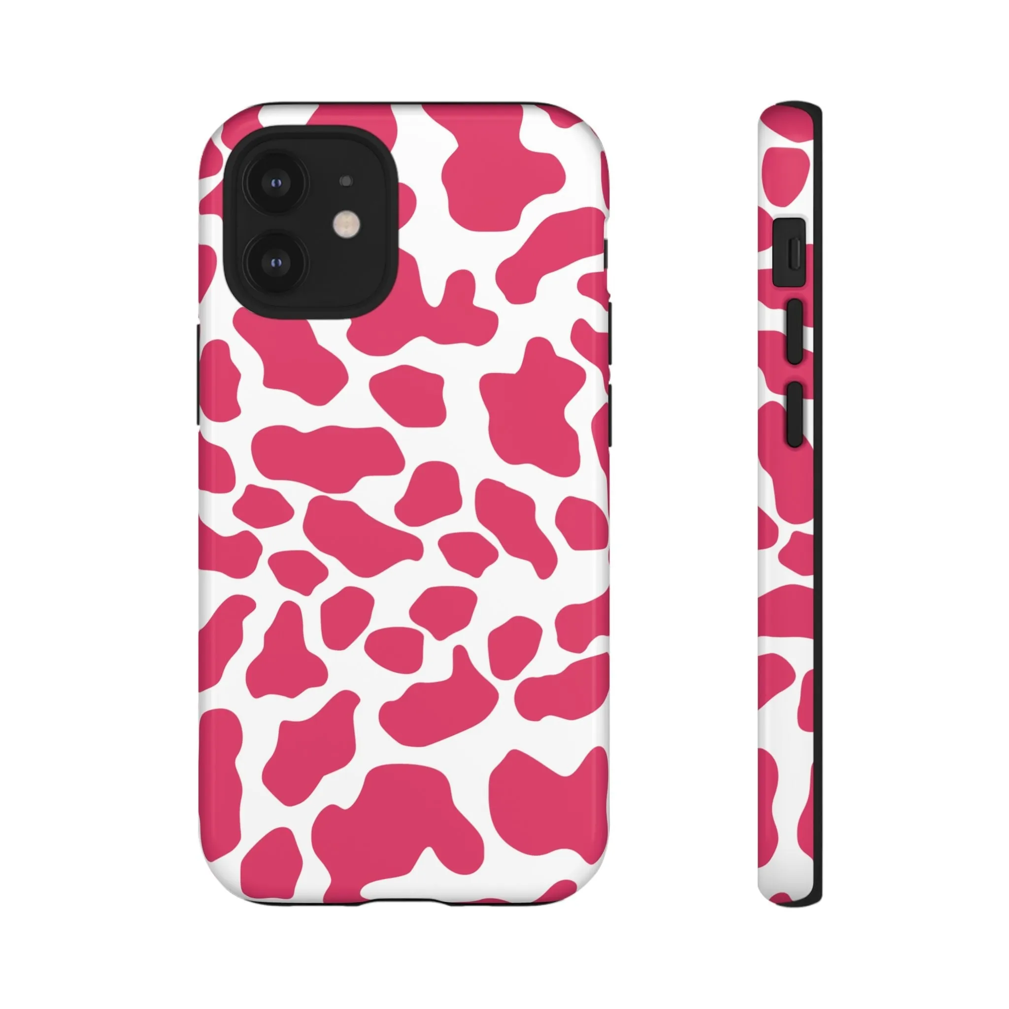 Pink Cow Print Cellphone Case iPhone Samsung Google