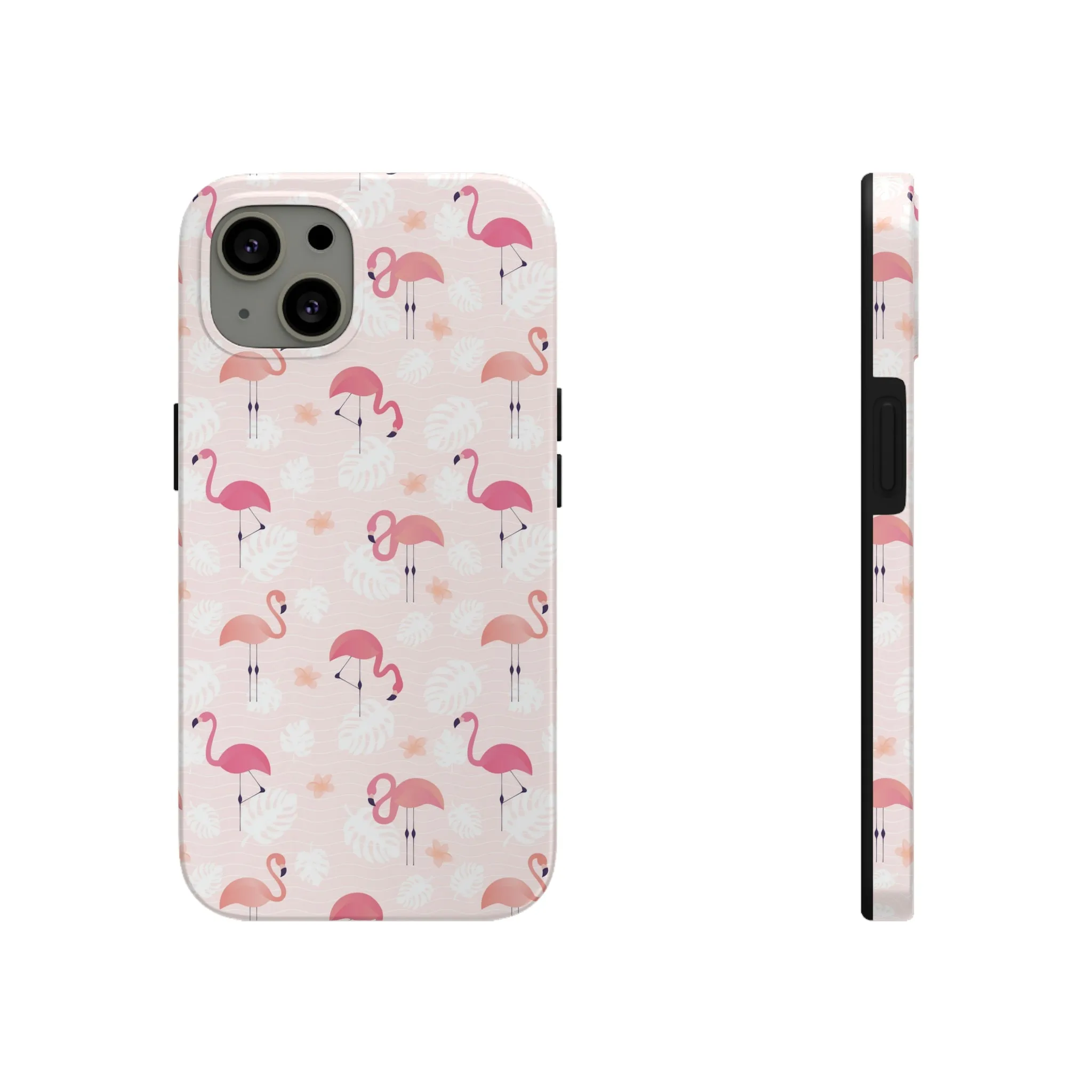 Pink Flamingo iPhone 14 13 Pro Max Tough Case Mate, Cute Aesthetic Iphone 12 11 Mini SE  X XR XS 8 Plus 7 Phone Cover