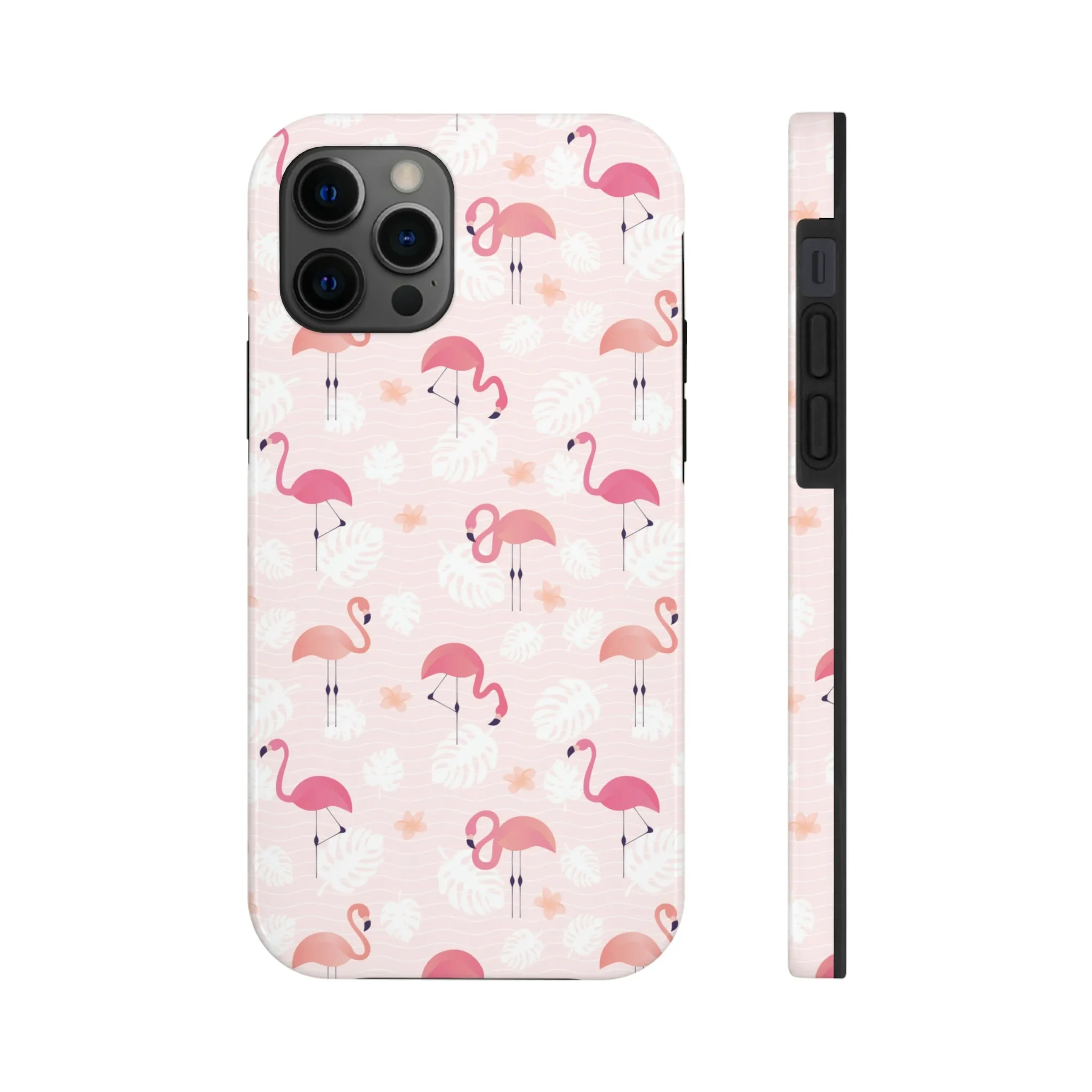 Pink Flamingo iPhone 14 13 Pro Max Tough Case Mate, Cute Aesthetic Iphone 12 11 Mini SE  X XR XS 8 Plus 7 Phone Cover