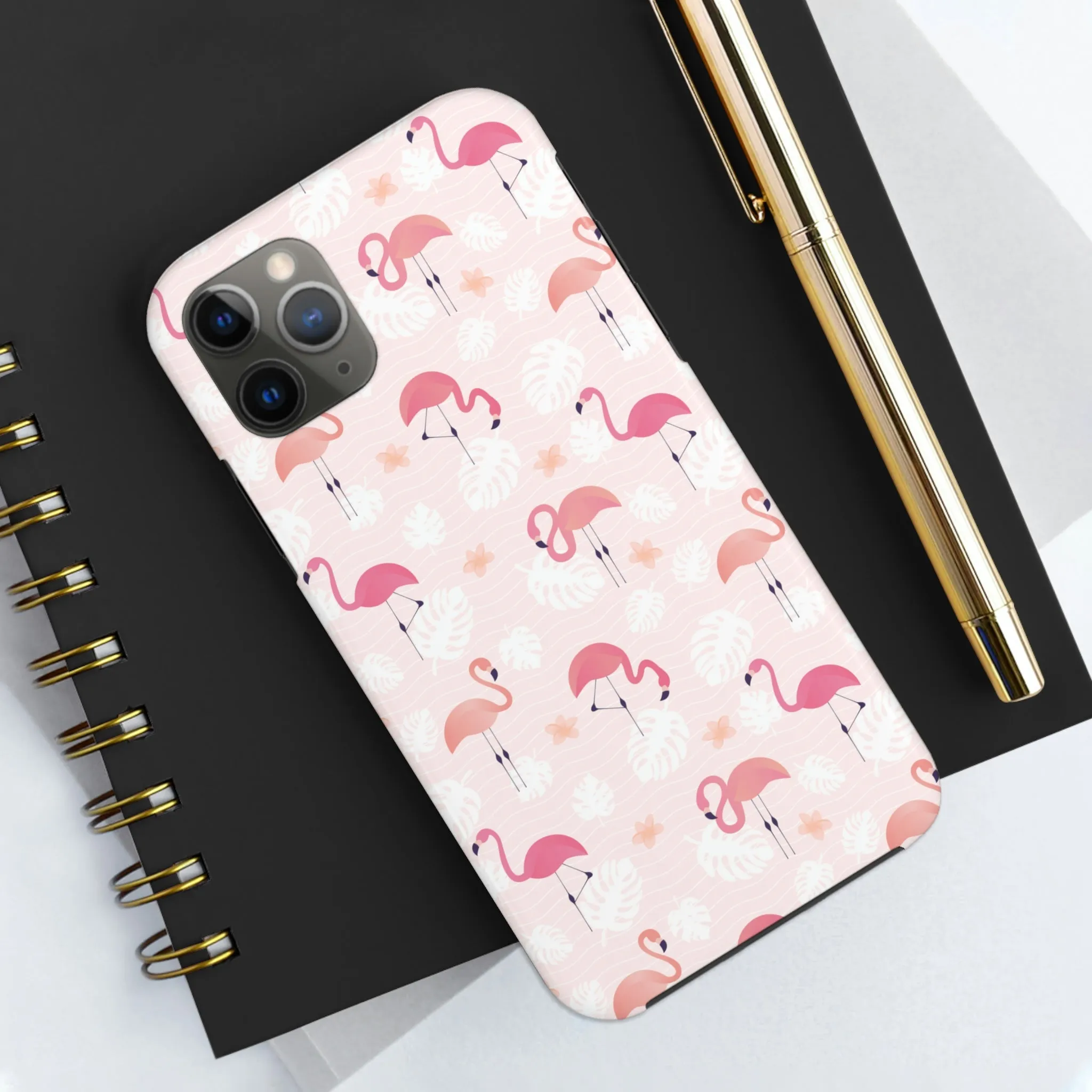 Pink Flamingo iPhone 14 13 Pro Max Tough Case Mate, Cute Aesthetic Iphone 12 11 Mini SE  X XR XS 8 Plus 7 Phone Cover