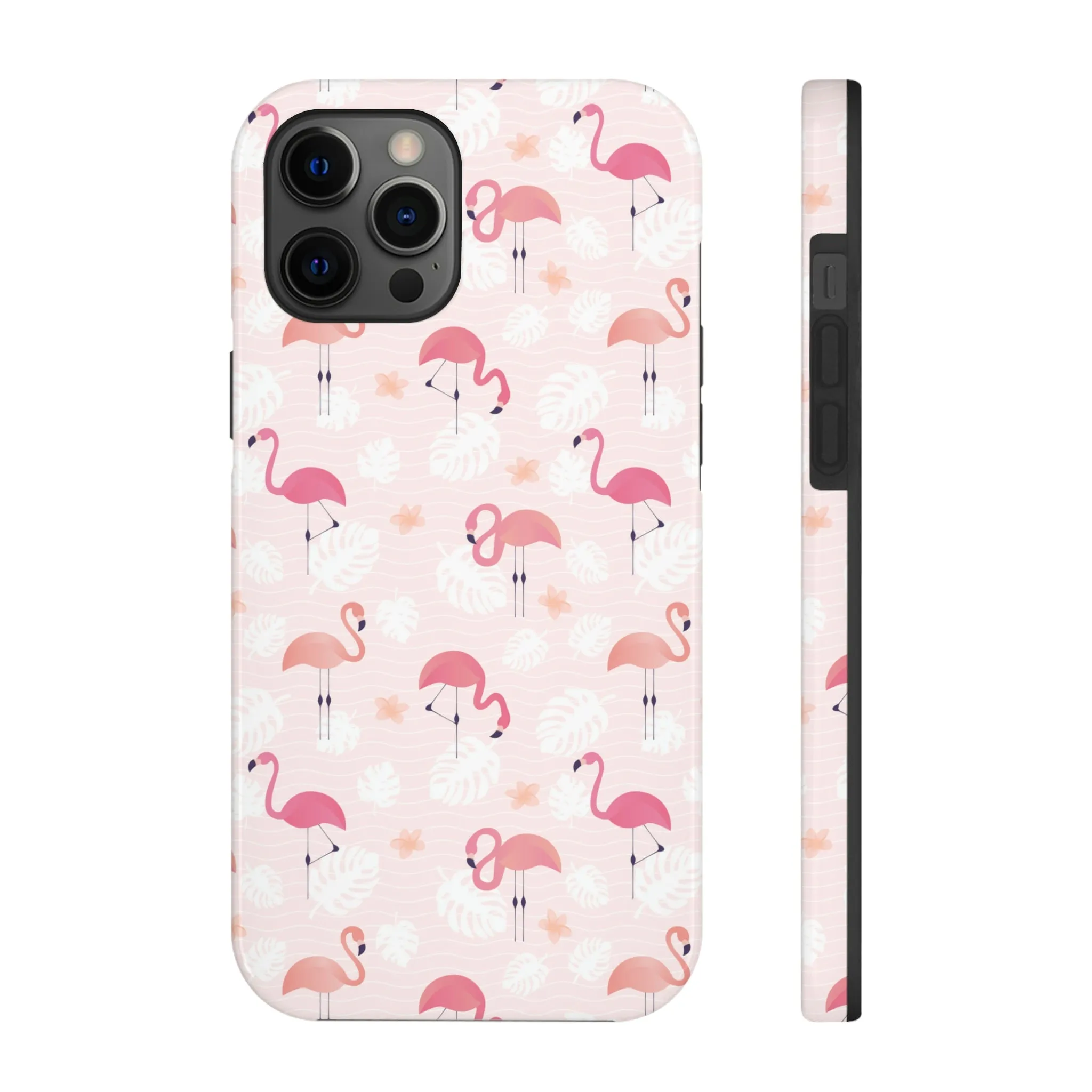 Pink Flamingo iPhone 14 13 Pro Max Tough Case Mate, Cute Aesthetic Iphone 12 11 Mini SE  X XR XS 8 Plus 7 Phone Cover