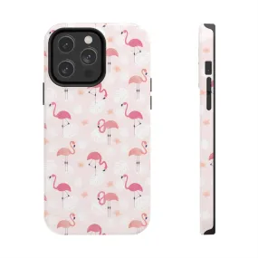 Pink Flamingo iPhone 14 13 Pro Max Tough Case Mate, Cute Aesthetic Iphone 12 11 Mini SE  X XR XS 8 Plus 7 Phone Cover