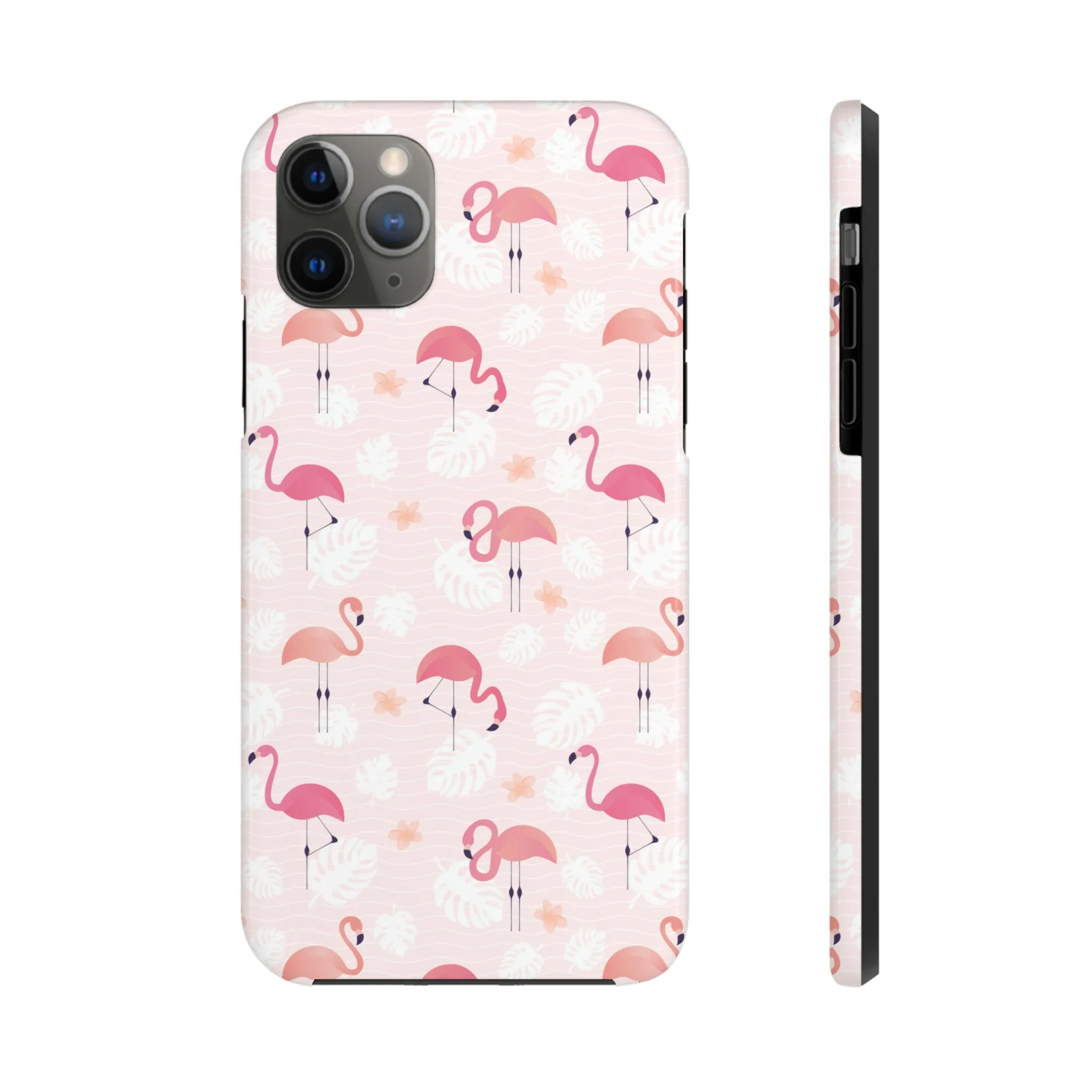 Pink Flamingo iPhone 14 13 Pro Max Tough Case Mate, Cute Aesthetic Iphone 12 11 Mini SE  X XR XS 8 Plus 7 Phone Cover