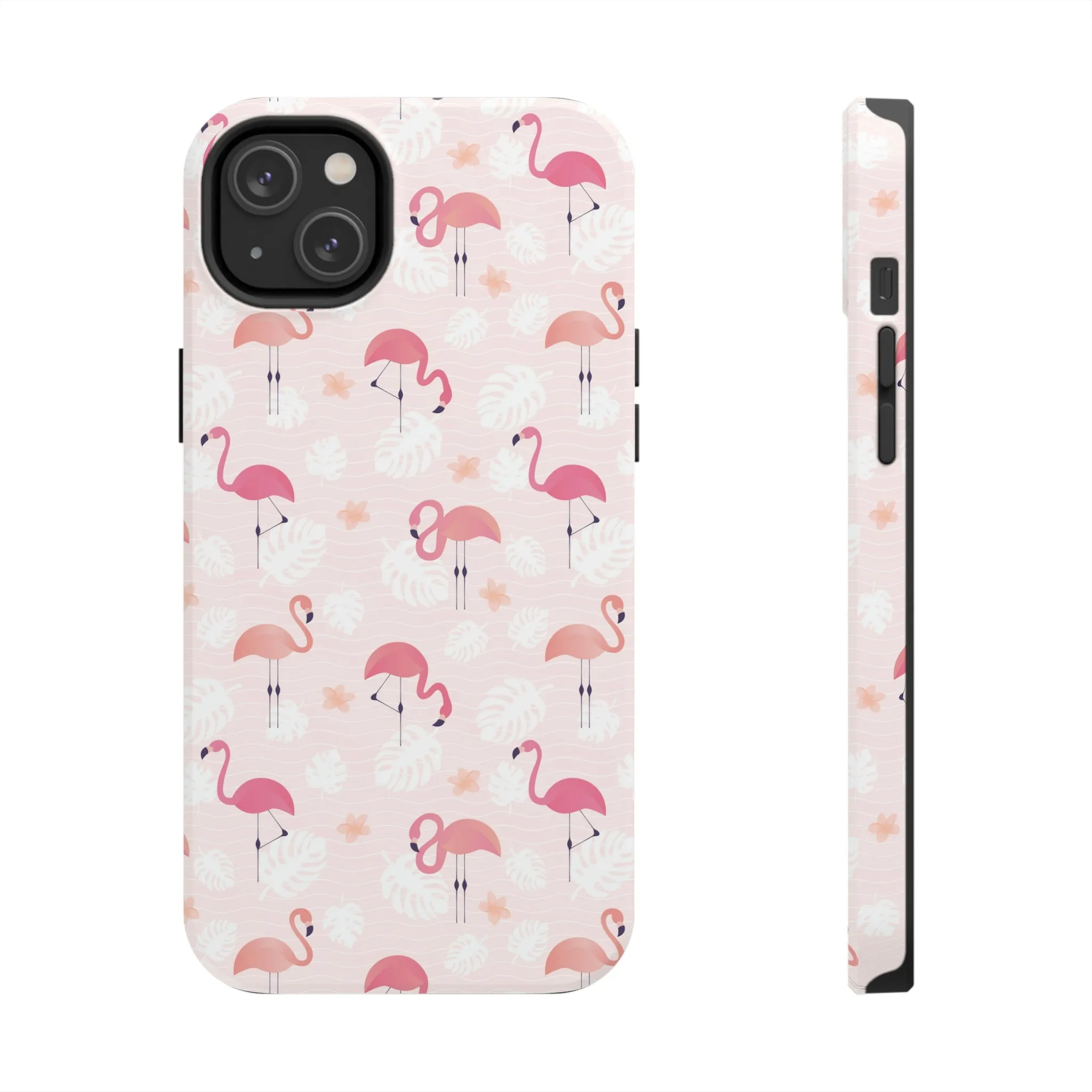 Pink Flamingo iPhone 14 13 Pro Max Tough Case Mate, Cute Aesthetic Iphone 12 11 Mini SE  X XR XS 8 Plus 7 Phone Cover