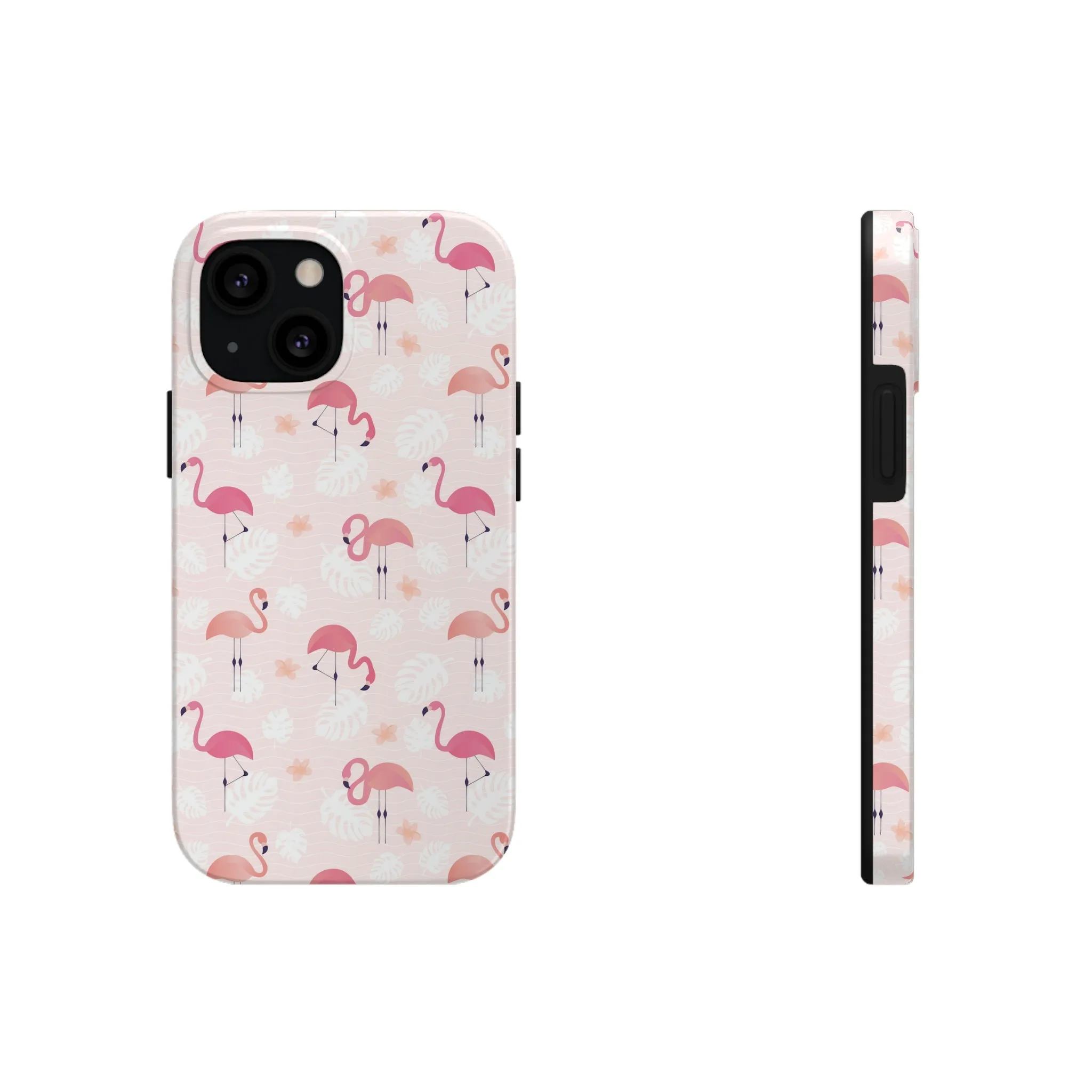 Pink Flamingo iPhone 14 13 Pro Max Tough Case Mate, Cute Aesthetic Iphone 12 11 Mini SE  X XR XS 8 Plus 7 Phone Cover