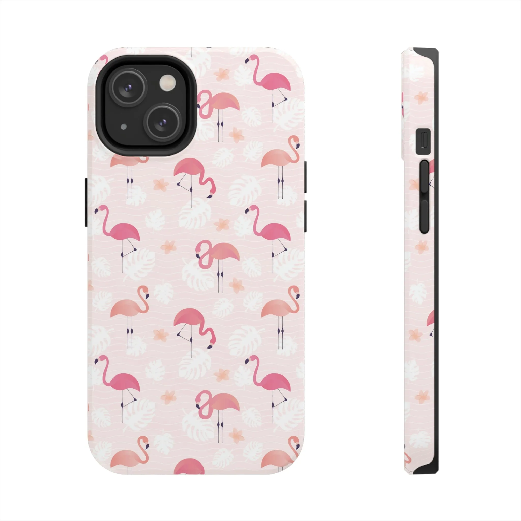 Pink Flamingo iPhone 14 13 Pro Max Tough Case Mate, Cute Aesthetic Iphone 12 11 Mini SE  X XR XS 8 Plus 7 Phone Cover