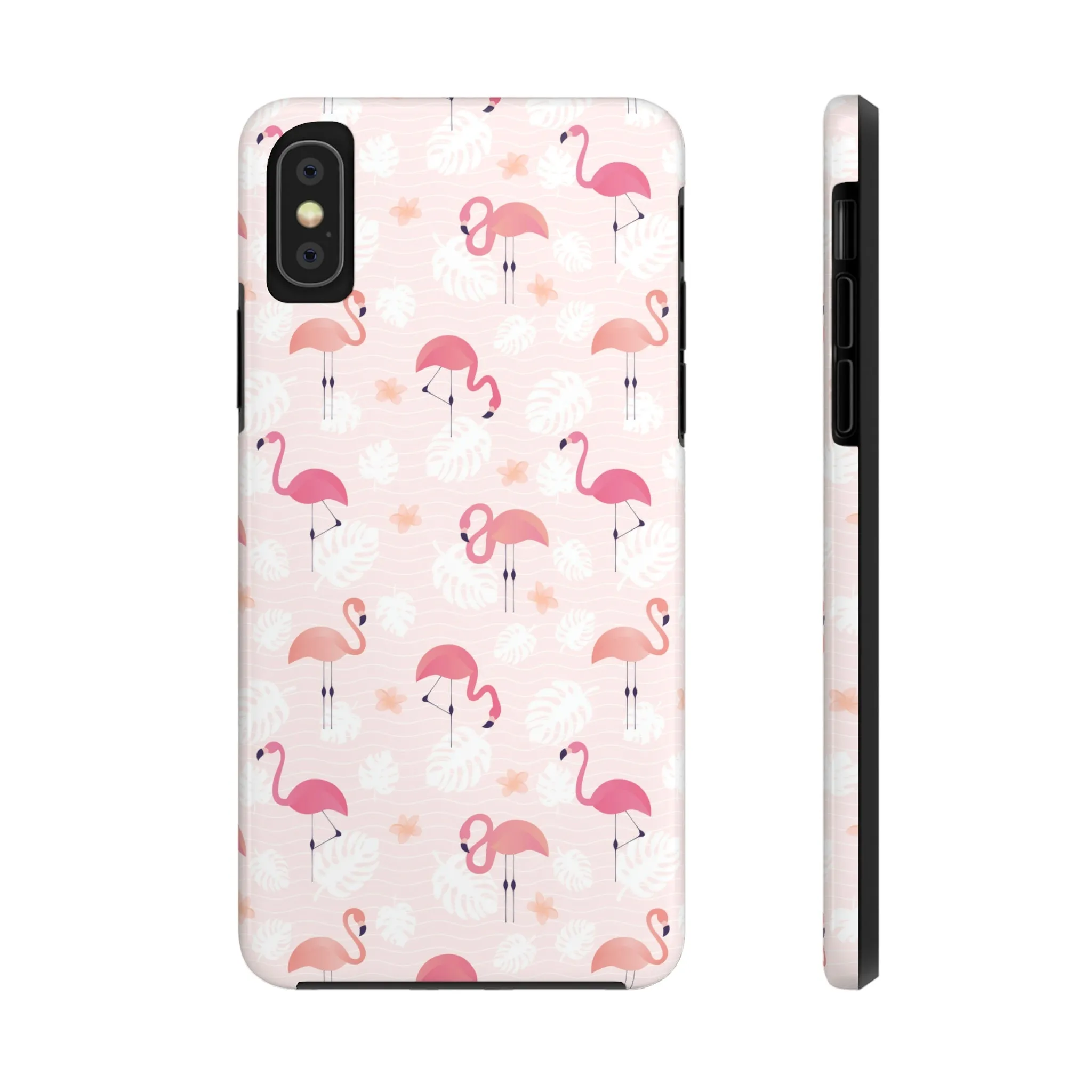 Pink Flamingo iPhone 14 13 Pro Max Tough Case Mate, Cute Aesthetic Iphone 12 11 Mini SE  X XR XS 8 Plus 7 Phone Cover