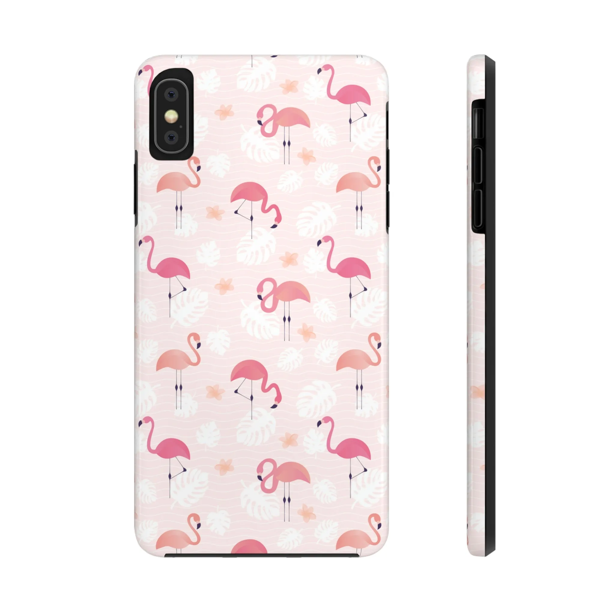 Pink Flamingo iPhone 14 13 Pro Max Tough Case Mate, Cute Aesthetic Iphone 12 11 Mini SE  X XR XS 8 Plus 7 Phone Cover