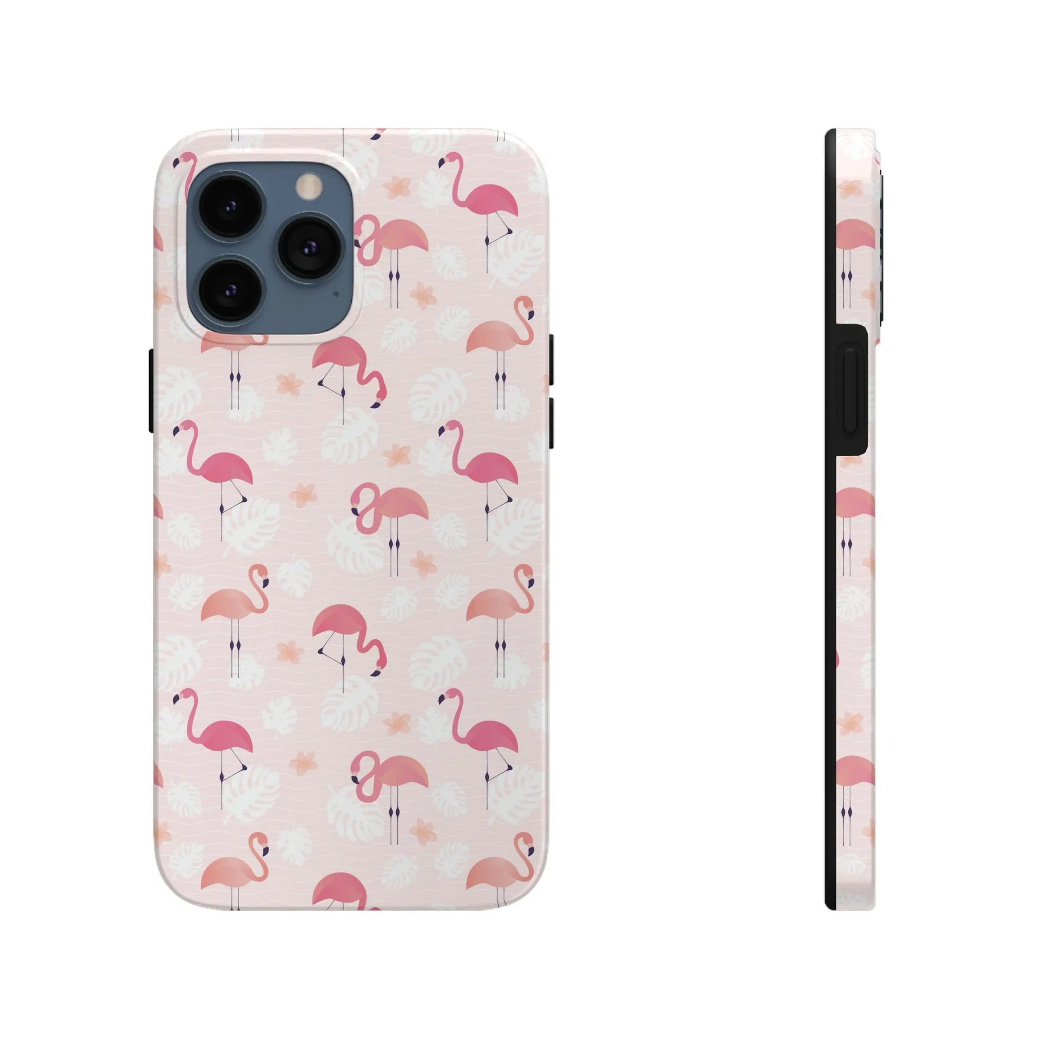 Pink Flamingo iPhone 14 13 Pro Max Tough Case Mate, Cute Aesthetic Iphone 12 11 Mini SE  X XR XS 8 Plus 7 Phone Cover