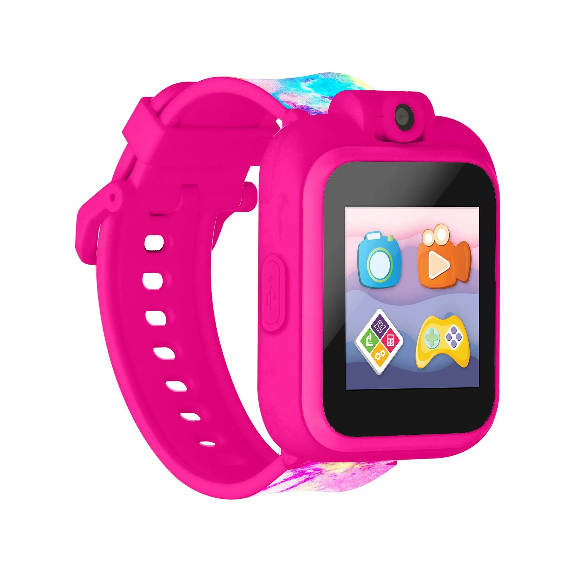 PlayZoom 2 Kids Smartwatch: Pink, Blue, Yellow Tie Dye