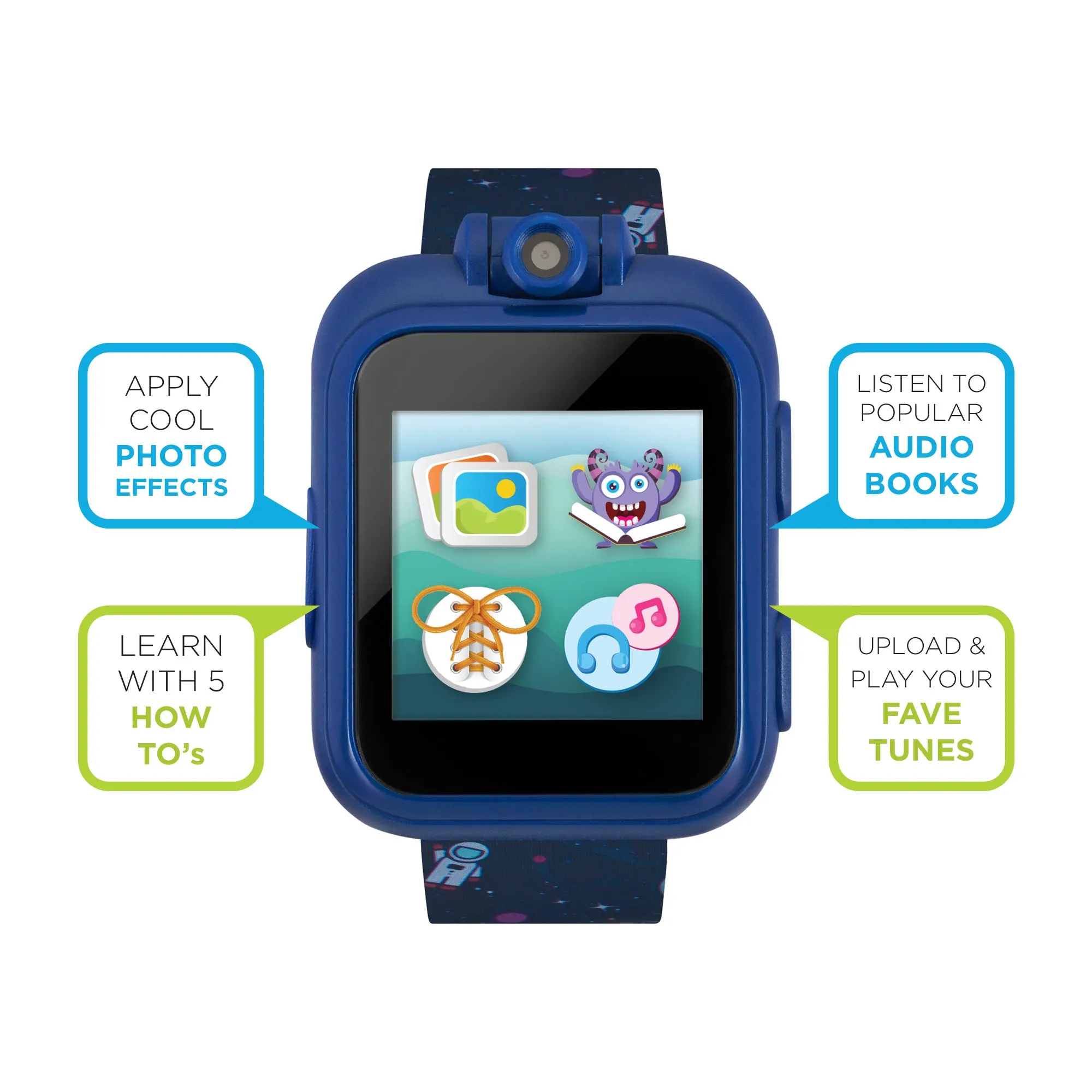 PlayZoom 2 Kids Smartwatch with Headphones: Spaceman Print