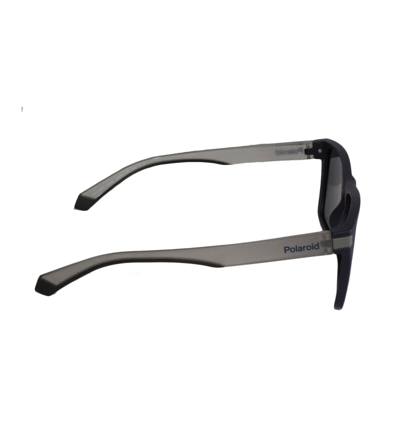 Polaroid Unisex Black Polarized Square Sunglasses