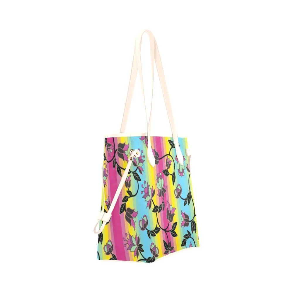 Powwow Carnival Clover Canvas Tote Bag