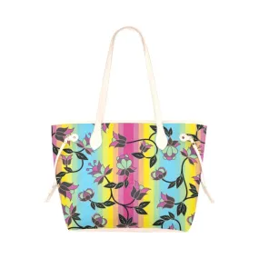 Powwow Carnival Clover Canvas Tote Bag