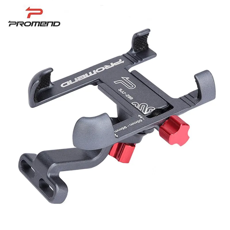 Promend 360 Rotatable Bike Mobile Phone Holder Aluminum Adjustable Bicycle Holder Non-slip MTB Phone Mount Stand Cycling Bracket