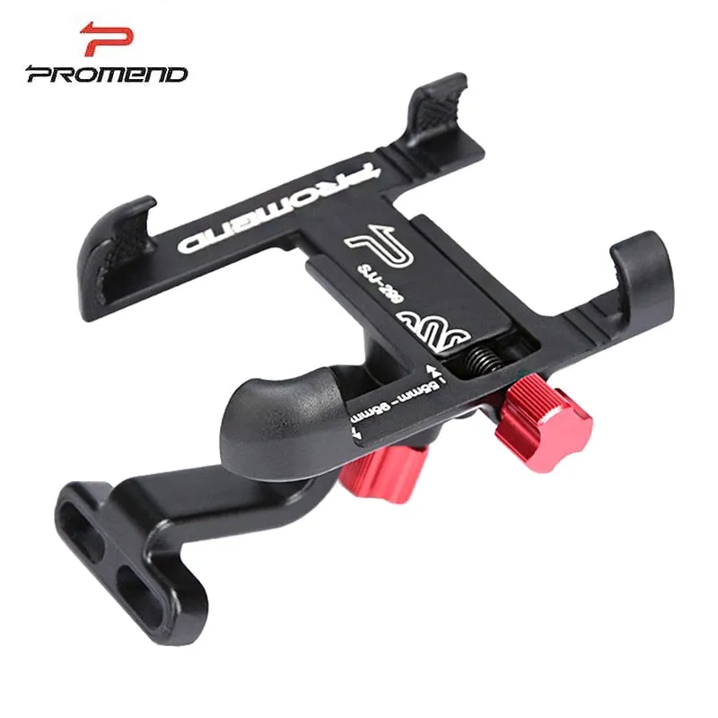 Promend 360 Rotatable Bike Mobile Phone Holder Aluminum Adjustable Bicycle Holder Non-slip MTB Phone Mount Stand Cycling Bracket