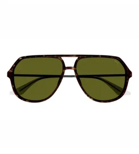 Puma Men's Green Aviator Sunglasses