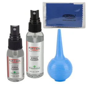 Purosol Screen Cleaning Kit w/ Air Pro, Small Cloth