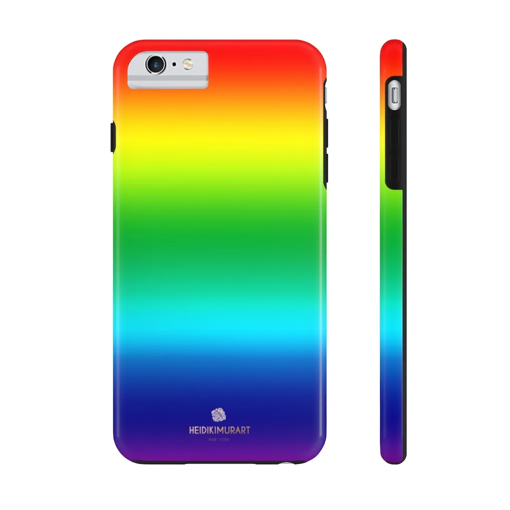 Rainbow Gay Pride iPhone Case, Designer Case Mate Tough Samsung Galaxy Phone Cases