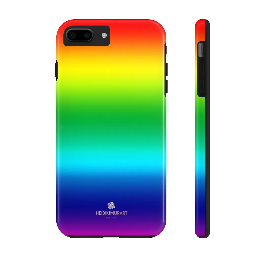 Rainbow Gay Pride iPhone Case, Designer Case Mate Tough Samsung Galaxy Phone Cases