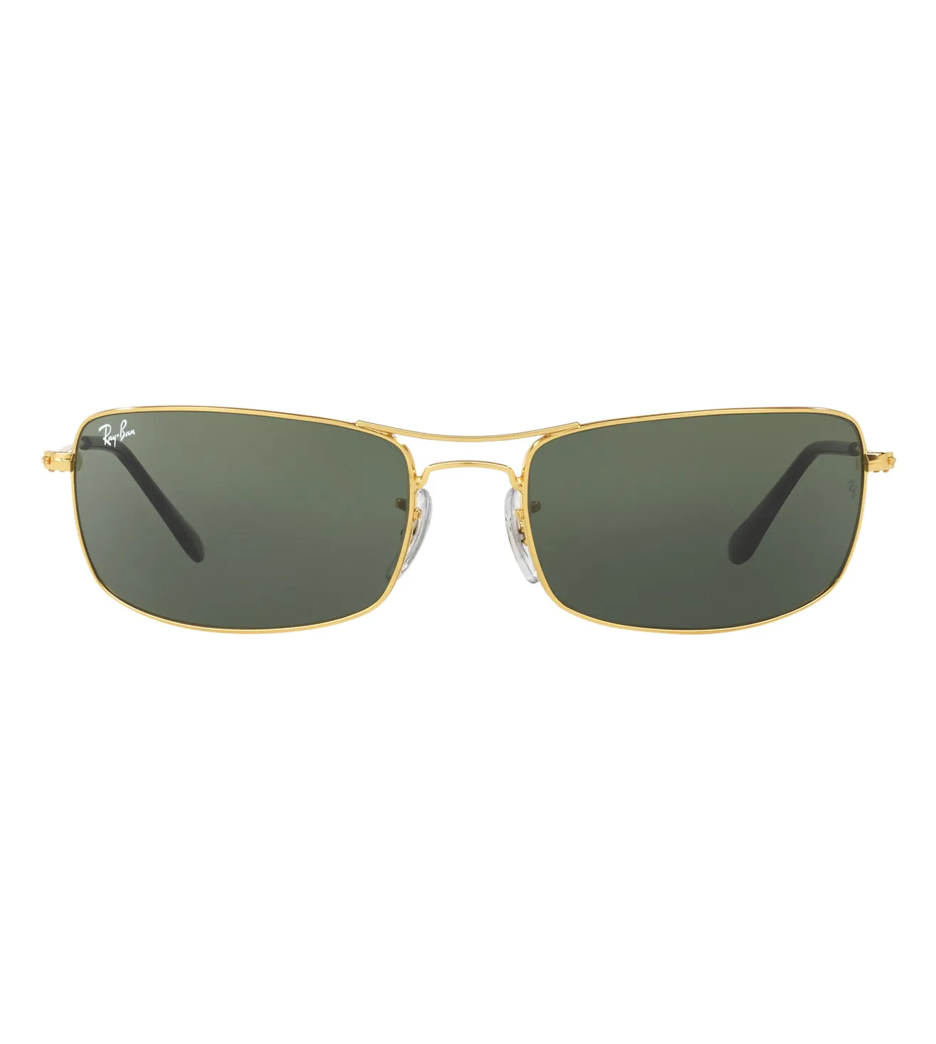 Ray Ban Unisex Green Rectangular Sunglasses