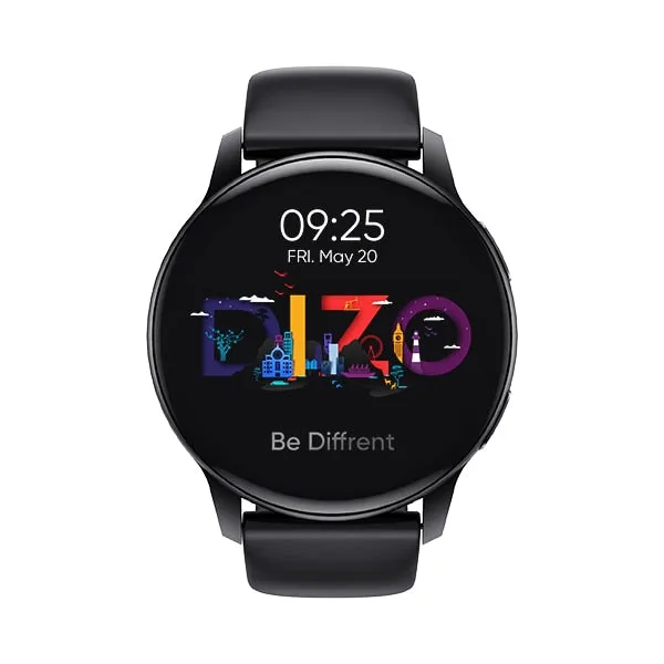 realme Techlife DIZO Watch R Smart Watch 360*360 AMOLED Display Waterproof Fitness Tracker Sport Smartwatch Women Men