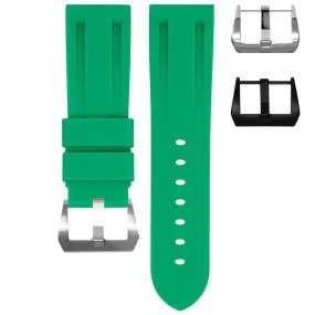 RUBBER STRAP FOR BREITLING BENTLEY MOTORS T - SHAMROCK GREEN