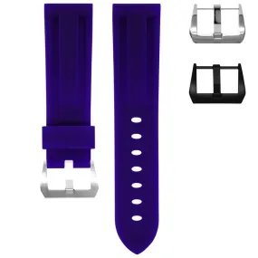 RUBBER STRAP FOR BREITLING COLT - ROYAL PURPLE