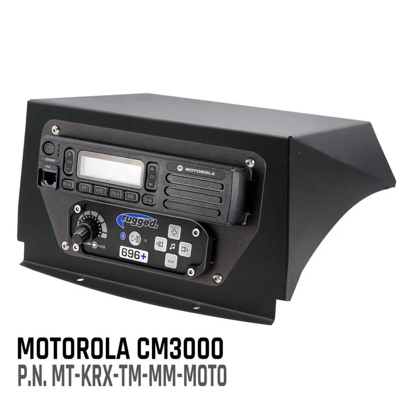 Rugged Radios Kawasaki KRX Multi-Mount Kit - Top Mount - for Rugged Radios UTV Intercoms and Radios - Icom F5021