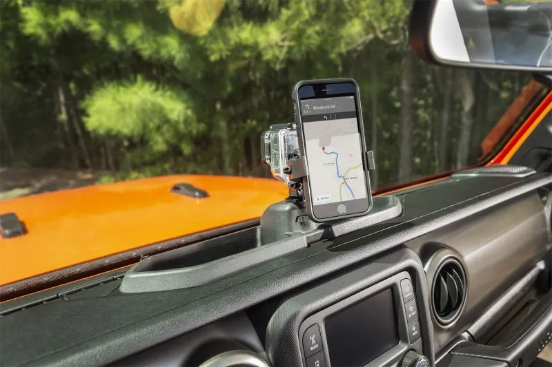 Rugged Ridge Dash Multi-Mount w/Phone Holder 18-20 Jeep JL/JT