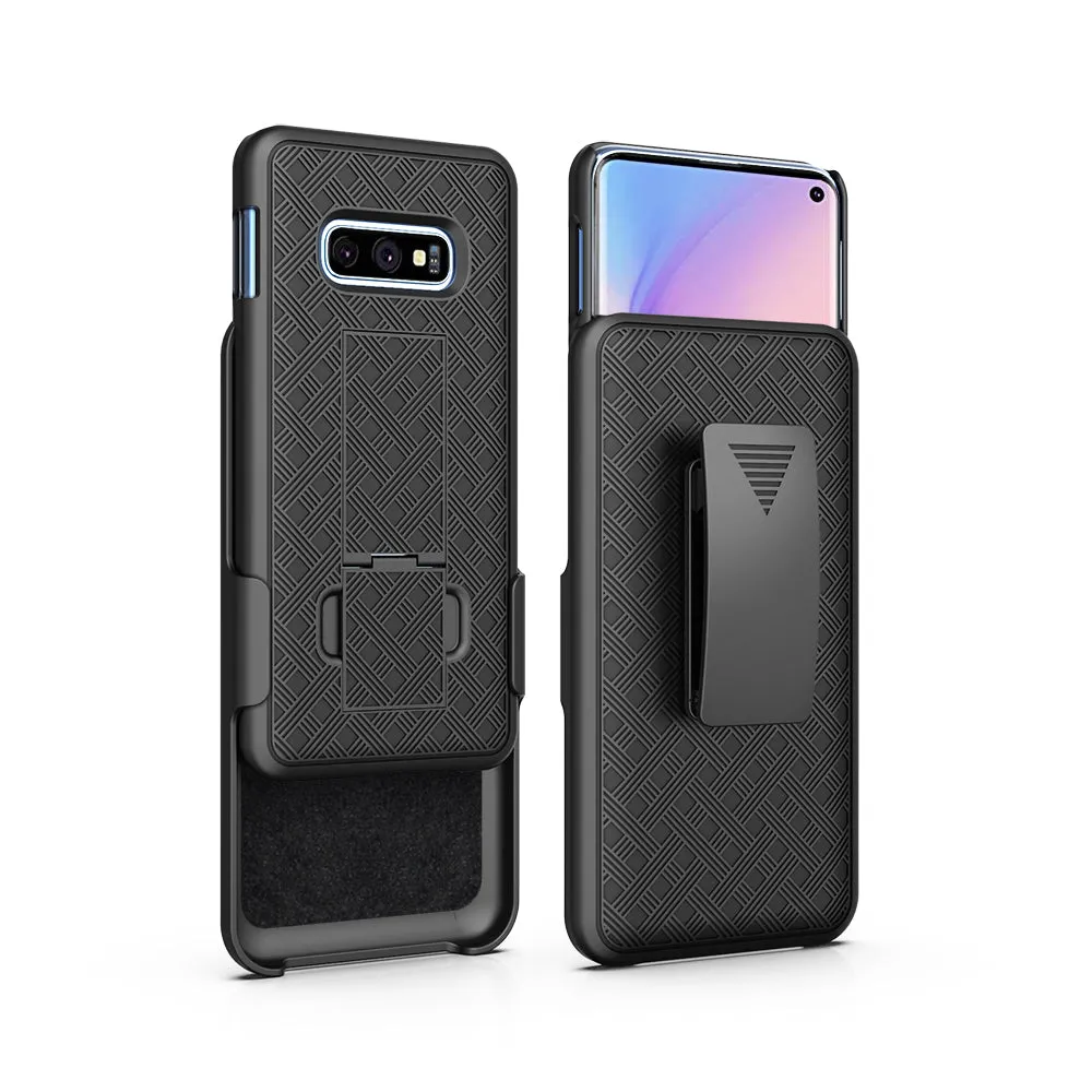 Samsung Galaxy S10e Case, Galaxy S10e Case, Rugged Slim Rotating Swivel Lock Holster Shell Combo Case for Galaxy S10e