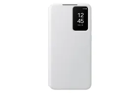 Samsung S24 Smart View Wallet Case White