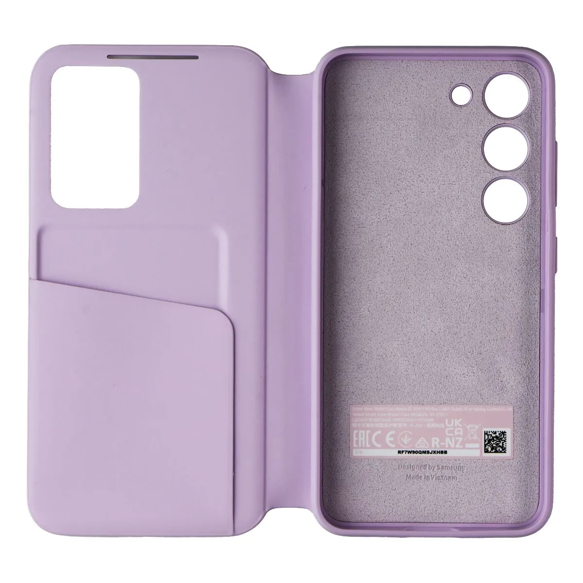 Samsung Smart View Wallet Case for Galaxy S23 - Lilac