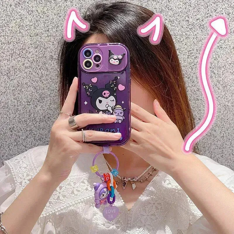 Sanrio Kuromi & Friends Mirror Stand Case (For iPhones)