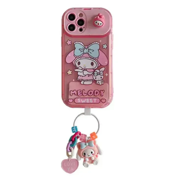 Sanrio Kuromi & Friends Mirror Stand Case (For iPhones)