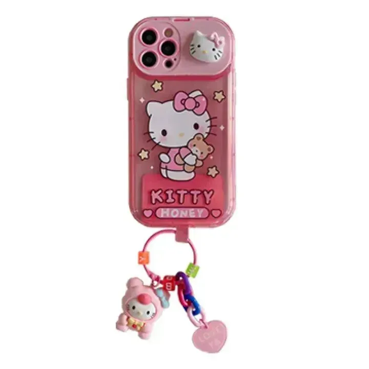 Sanrio Kuromi & Friends Mirror Stand Case (For iPhones)