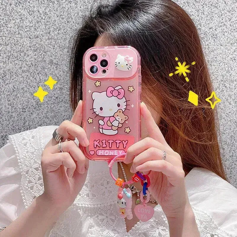 Sanrio Kuromi & Friends Mirror Stand Case (For iPhones)