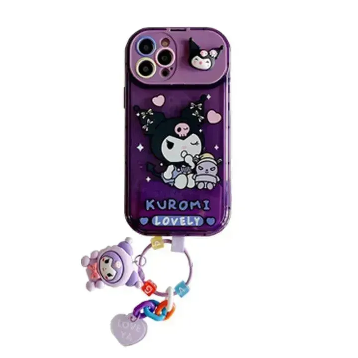 Sanrio Kuromi & Friends Mirror Stand Case (For iPhones)