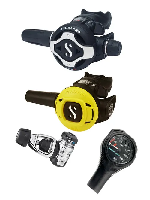 Scubapro Regulator Set: MK17 Evo (Din or Yoke)   S620 Ti   Octopus   Free SPG