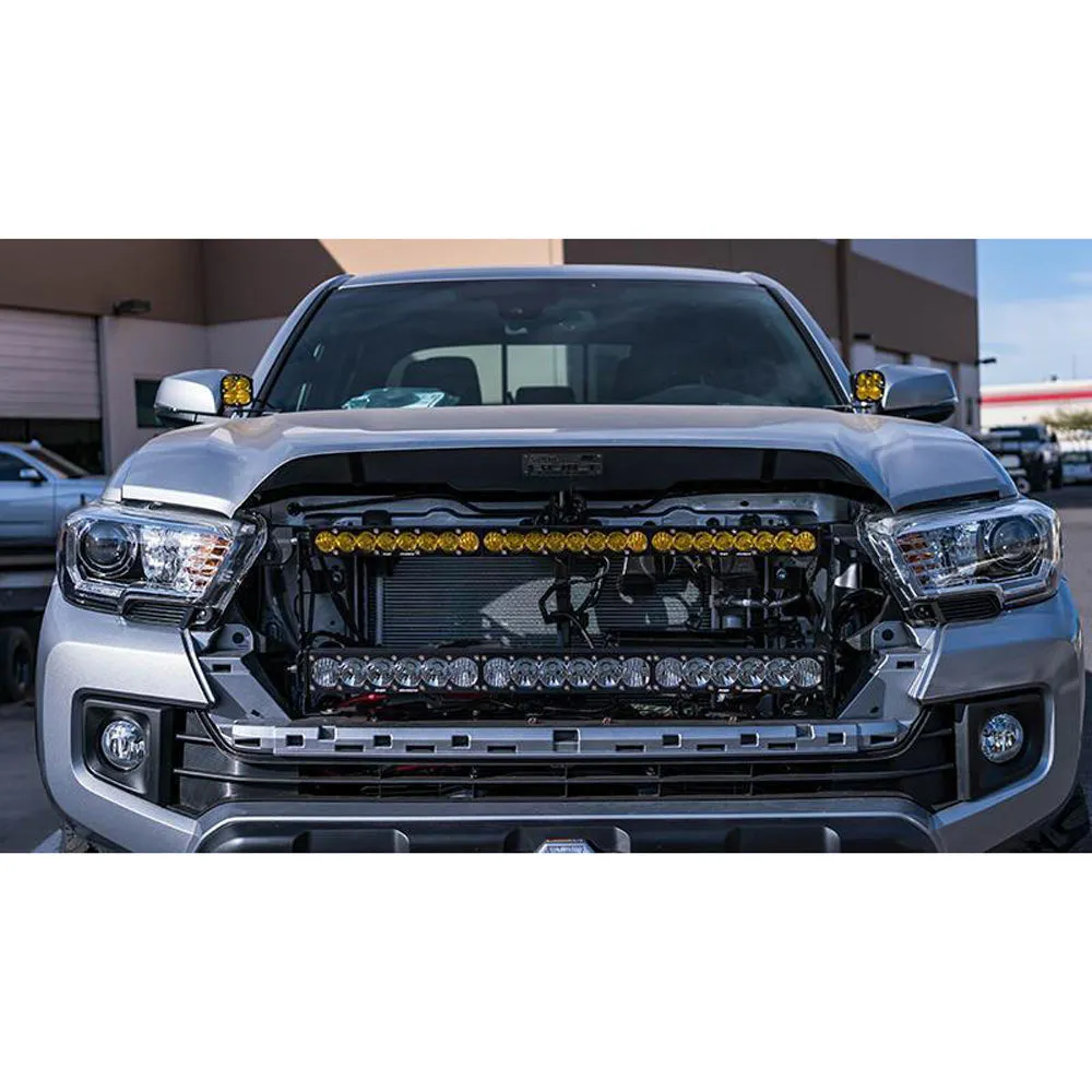 SDHQ - Behind the Grille Dual LED Light Bar Mount - Toyota Tacoma (2016-2023)