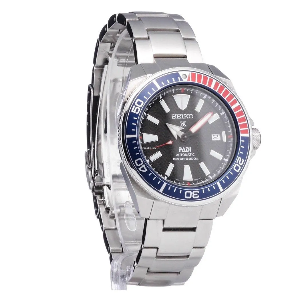 Seiko Padi SRPF09 Prospex Silver-Tone 44mm Stainless Steel Men's Watch