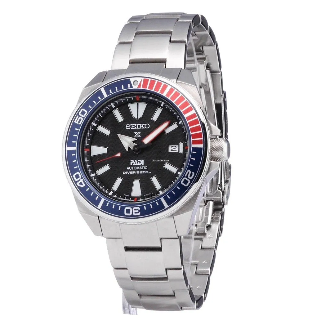 Seiko Padi SRPF09 Prospex Silver-Tone 44mm Stainless Steel Men's Watch