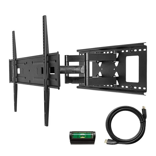 Seneca AV SA51 Full Motion Flat Panel TV Mount 37-Inch to 80-Inch Displays, Black