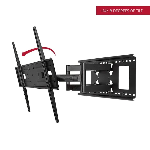 Seneca AV SA51 Full Motion Flat Panel TV Mount 37-Inch to 80-Inch Displays, Black