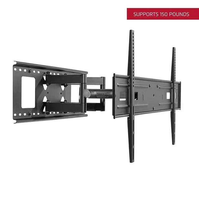 Seneca AV SA51 Full Motion Flat Panel TV Mount 37-Inch to 80-Inch Displays, Black