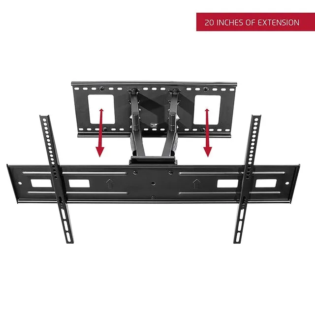 Seneca AV SA51 Full Motion Flat Panel TV Mount 37-Inch to 80-Inch Displays, Black