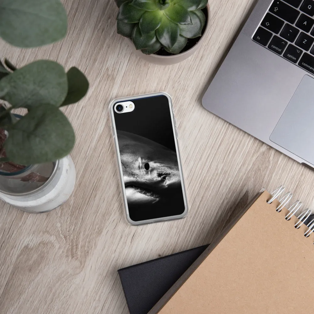 Shark Face iPhone Case. Great White shark photo by @juansharks