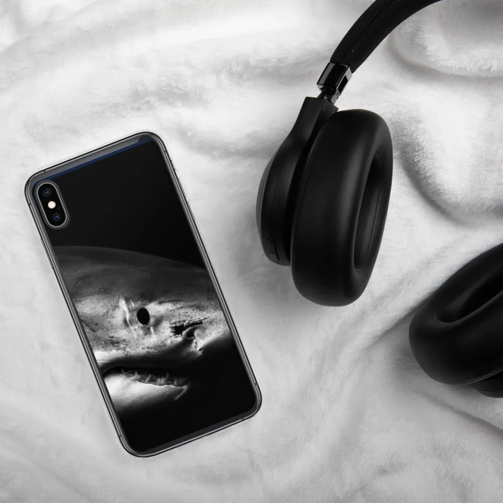 Shark Face iPhone Case. Great White shark photo by @juansharks