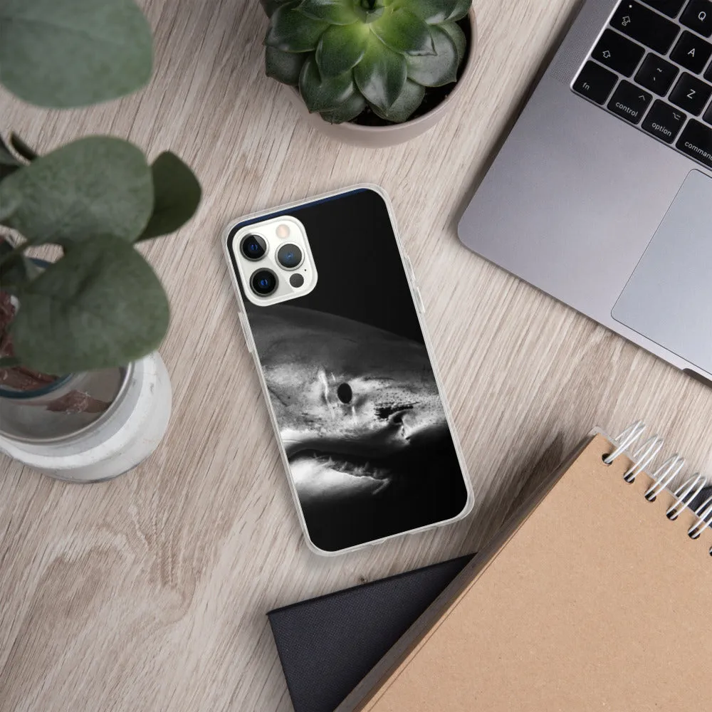 Shark Face iPhone Case. Great White shark photo by @juansharks