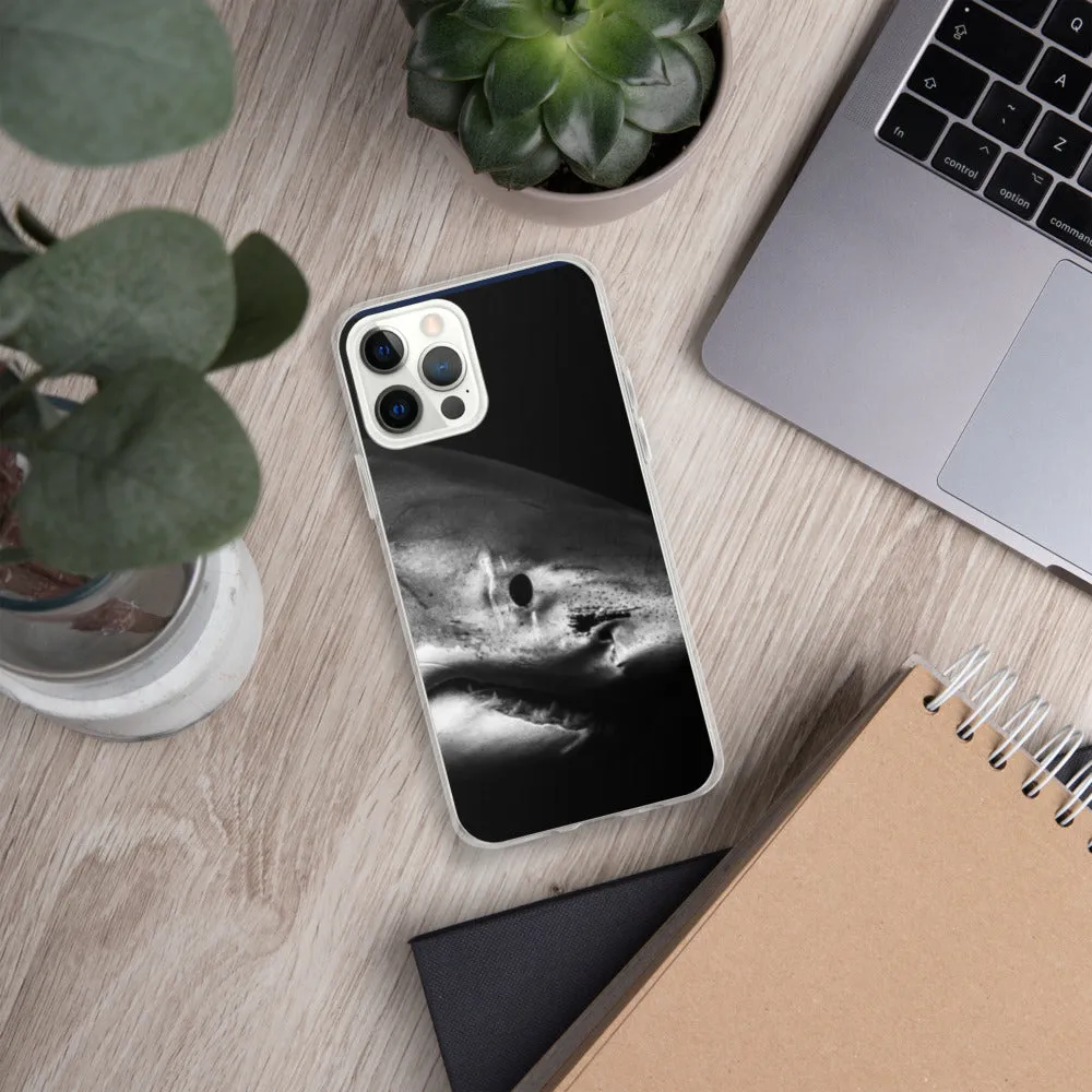 Shark Face iPhone Case. Great White shark photo by @juansharks